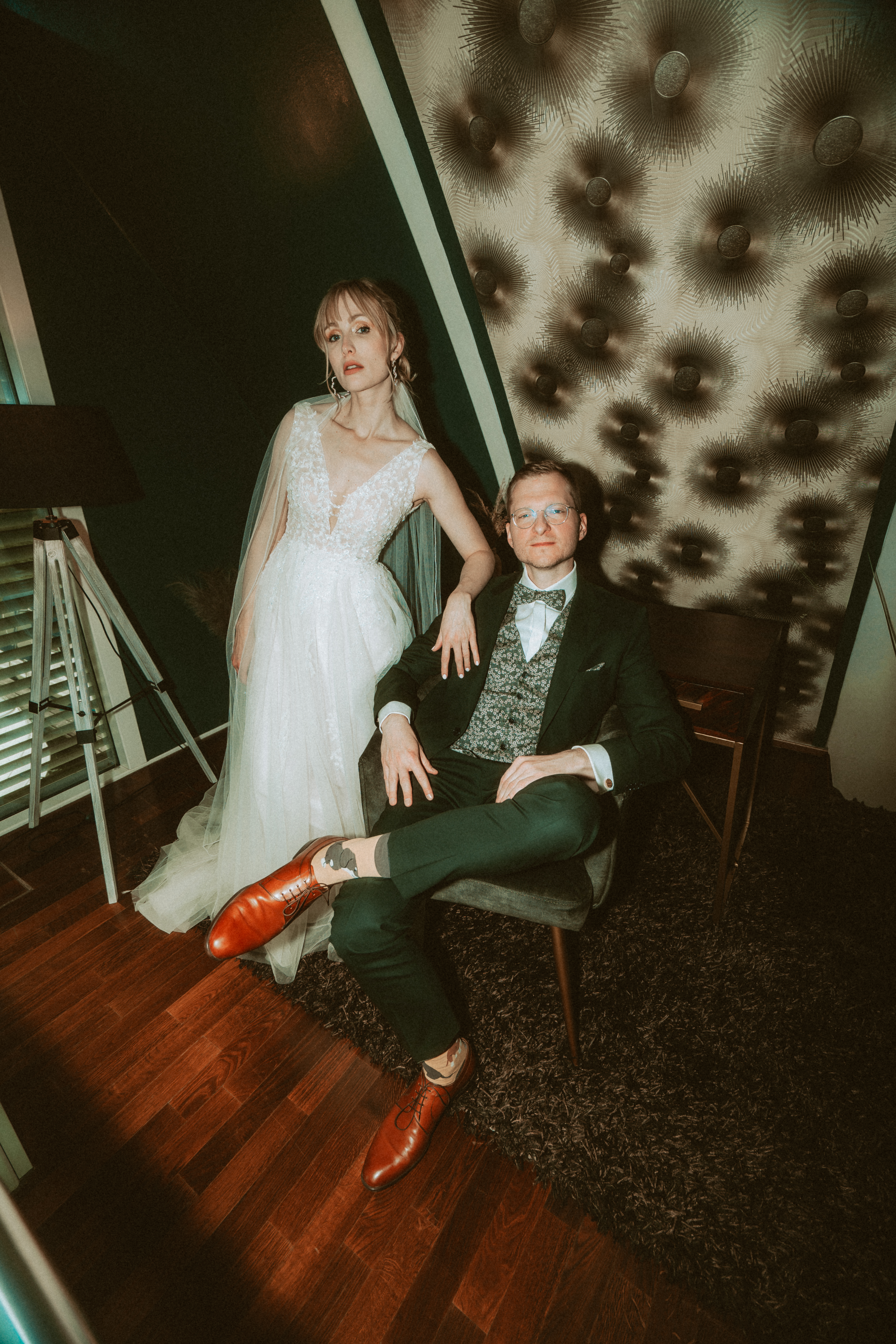 Editoriales Hochzeitsportrait